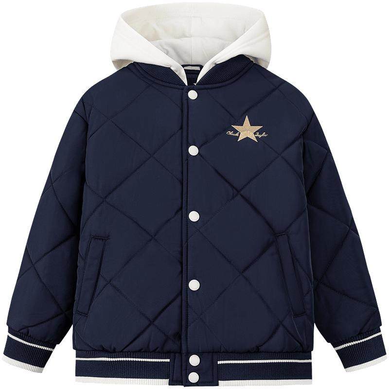 匡威儿童2025冬季新款童装男童女童加厚防风户外棉服休闲保暖上装