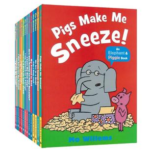 An Elephant and Piggie Book 小猪小象系列16册 Mo Willems 吴敏兰书单 儿童英语启蒙读物 情商培养英文绘本 英文原版进口图书