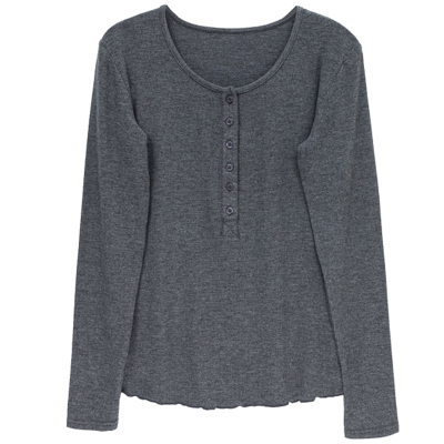 打底衫女2025秋冬季修身v领上衣