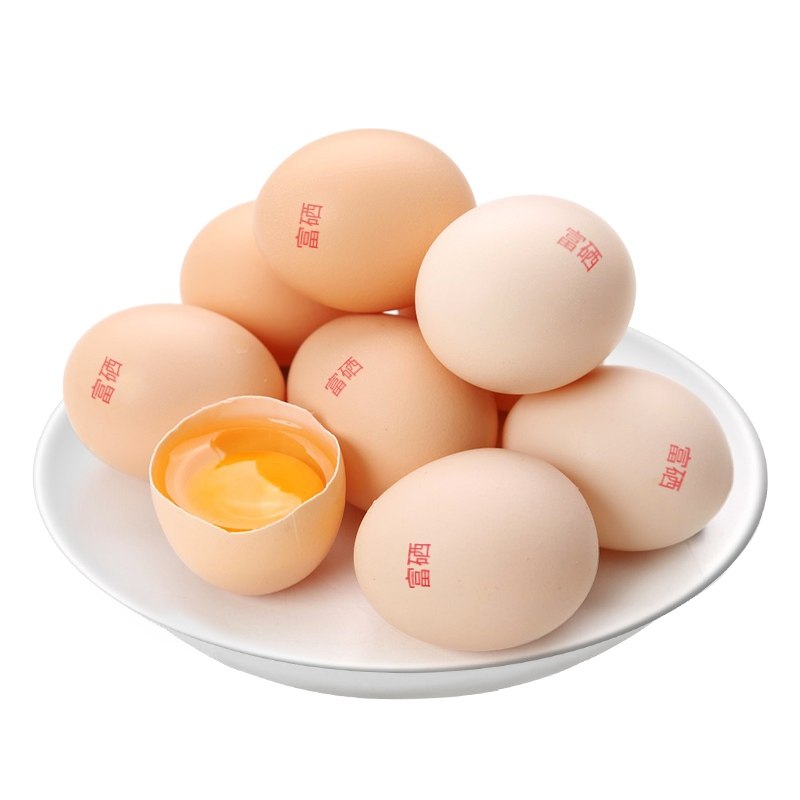 富硒鲜鸡蛋40枚彩箱节日礼盒
