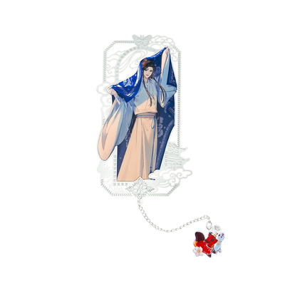 天官赐福联名花怜主题金属书签