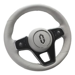 巧音适用于问界M8 M9全新M7原车同色专车专用真皮手缝方向盘把套