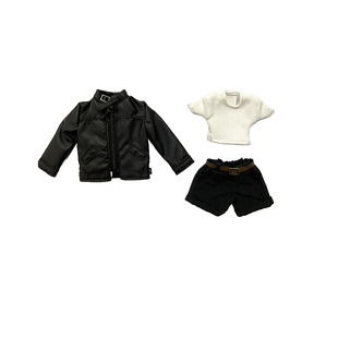 阿巳3.0修罗丸北冥12分OB娃衣皮夹克T短裤