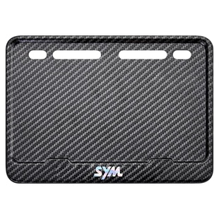 适用五羊本田NWG150摩托车后牌照框架副牌装饰替换款牌照改装配件