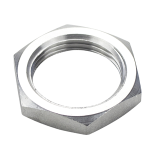 根母304不锈钢并帽水纳子锁母水箱接头锁片锁紧帽六角螺母英制4分