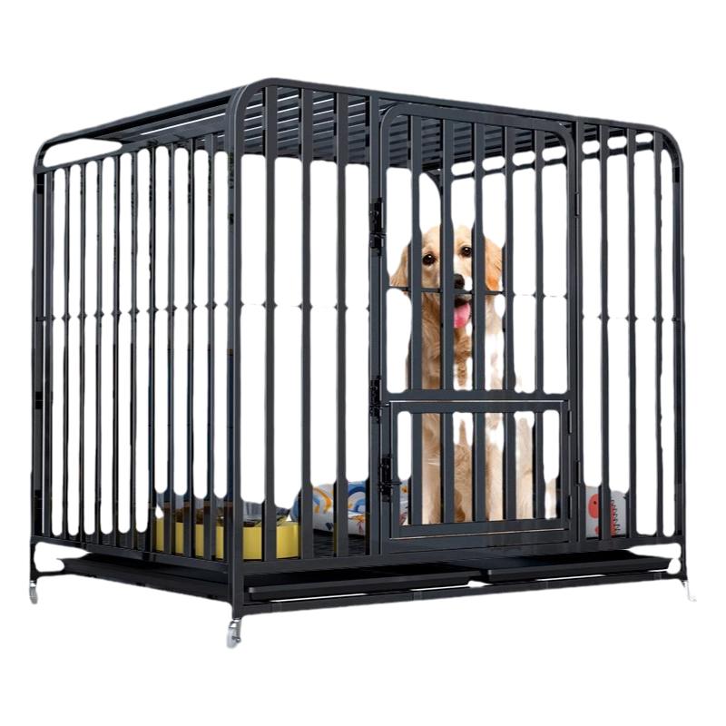 全方管镀锌狗笼大中型犬加粗室内狗笼子