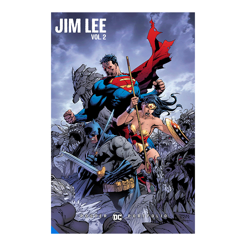 【现货】DC海报集:吉姆李卷2 DC Poster Portfolio: Jim Lee Vol. 2 英文原版艺术插画集 漫画封面故事设计作品集周边 蝙蝠侠超人