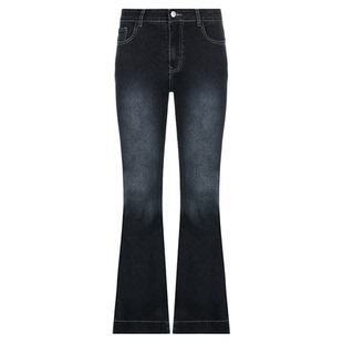 Women's low-rise skinny flared jeans女士低腰显瘦款微喇牛仔裤