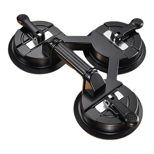 重型玻璃真空吸盘强力瓷砖安装固定吸提器铝合金爪贴地板搬运工具