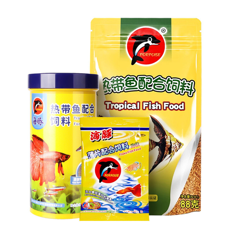 孔雀鱼小颗粒红绿灯饲料血鹦鹉