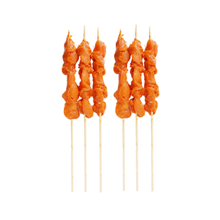 喃舌商用网红小吃夜市烧烤标头同款70g鸡肉大串半成品地摊包邮批