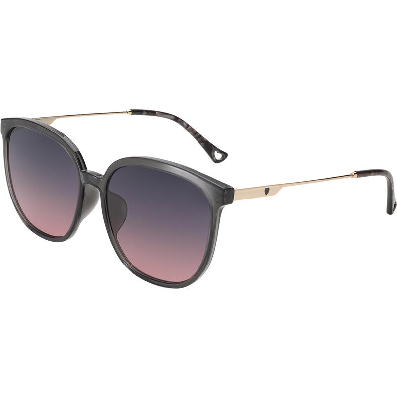 JINS睛姿墨镜可爱少女感镂空爱心设计太阳镜防紫外线LRF21S037