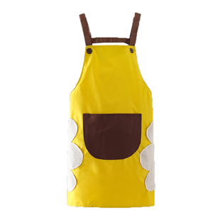 餐厅围裙防水防油定制logo印字家用厨房2025新款餐馆工作服女围腰