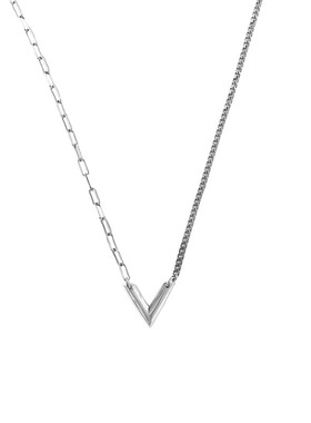 韩国东大门纯银复古冷淡风项链