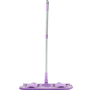 妙洁夹布平板拖把家用一拖2025新款夹板抹布毛巾拖布木地板地拖净