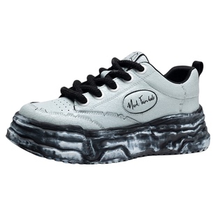 马克华菲鞋子男鞋2026新款春季潮鞋增高板鞋男士运动鞋溶解老爹鞋