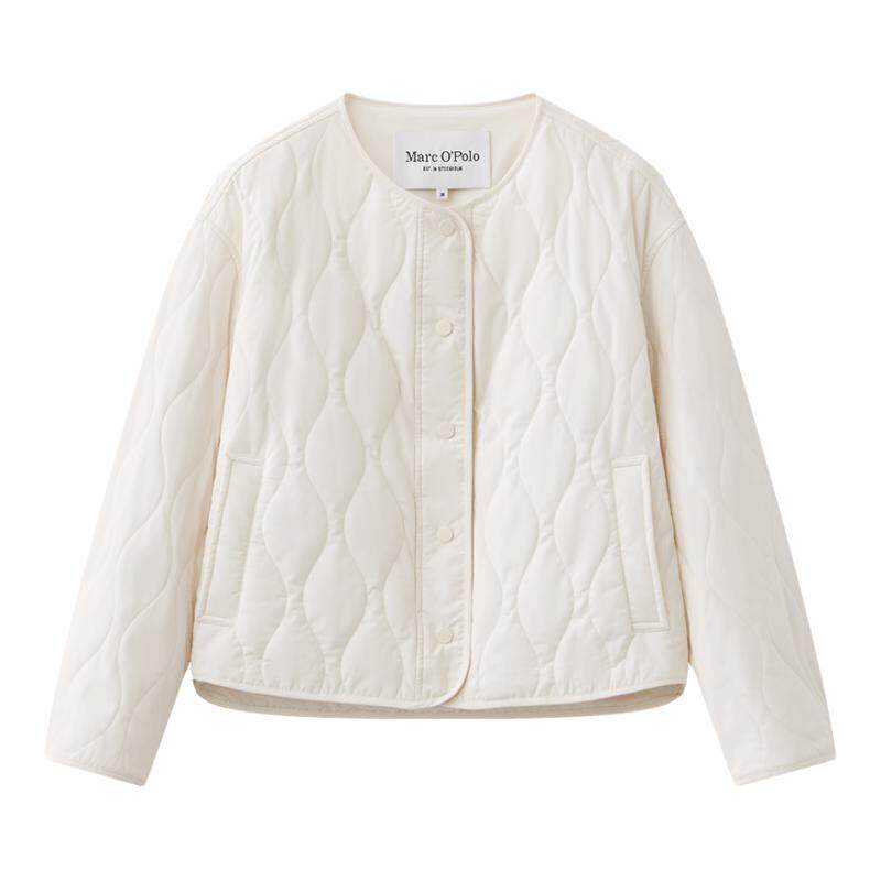 MOP短款简约棉服保暖女外套