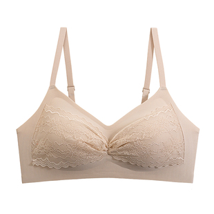 蕾丝性感小胸聚拢内衣女士舒适透气显大无钢圈收副乳防下垂文胸罩