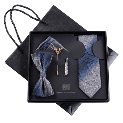 休闲风新郎结婚领带礼物送男生