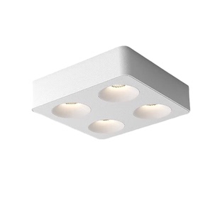 禾品led超薄明装斗胆灯客厅无主灯卧室四头方形射灯智能吸顶筒灯