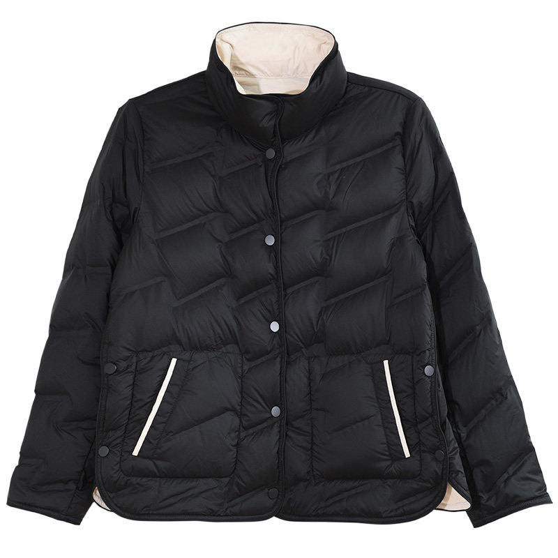 GESGOO设计感轻薄短款羽绒服外套