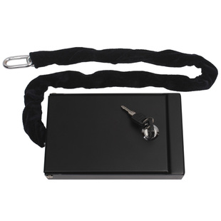 学生床头保险箱手机车用防盗小型隐藏保密柜办公印章密码钱盒子锁