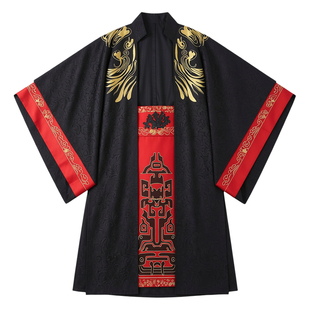 古装服装成人男汉服男装秦朝皇帝秦始皇龙袍汉朝战国袍汉武帝官服