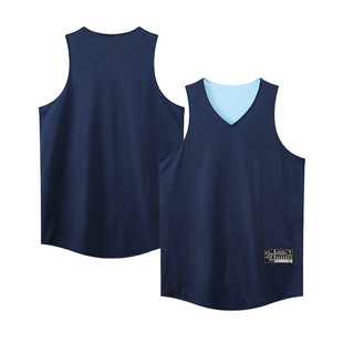 双面篮球服套装男定制企事业篮球比赛训练服美式速干两面穿篮球衣