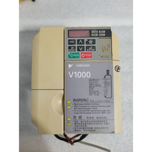 询价-安川变频器，型号：CIMR-VB4A0004BBA，成色85