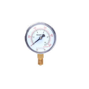 ACUTEK膜盒压力表 YE60  10KPA M14*1.5 煤气表 微压表 天然气表