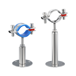 不锈钢管夹固定夹管支架卡箍管卡燃气管固定支架水管支架托架抱箍