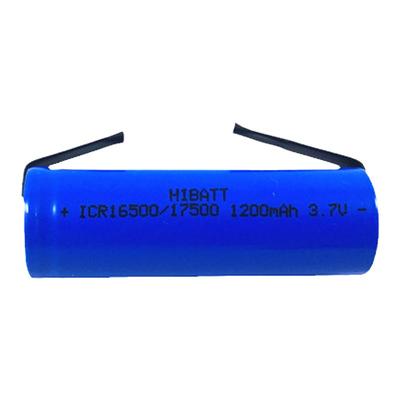 可充电锂离子电池16500 17500 16650 16340 16280尖平头3.7V圆柱