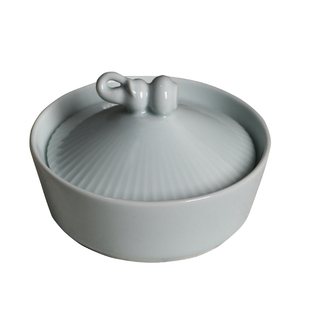 张小凤青瓷砚台书法国画专用毛笔墨汁砚台带盖不干墨墨盘小学生女生便携式高端精致掌中宝小楷文房四宝初学者