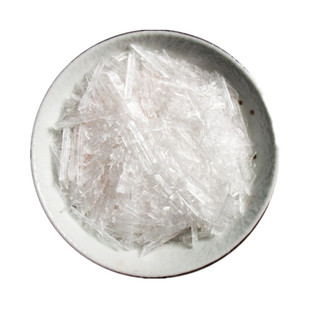 薄荷冰 薄荷脑晶体 中药材药用食用醒脑薄荷醇100克包邮另售冰片