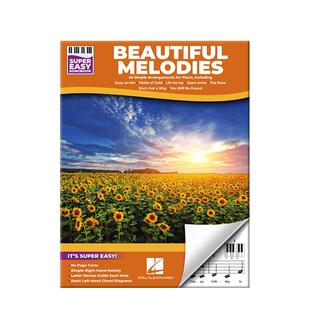 美妙的旋律 钢琴 键盘乐器 海伦德原版乐谱书 Beautiful Melodies Super Easy Songbook Piano Keyboard HL01315784