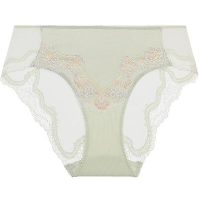 【26春夏】兰卡文(LA CLOVER)刺绣中腰平角裤曙光女神LC23AAV1