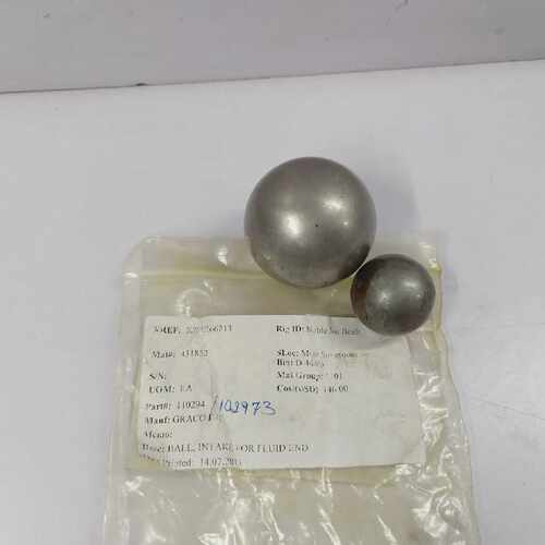 GRACO 102973 Ball Intake For Fluid Stainless Steel 110294