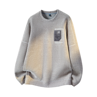 雪尼尔毛衣男大码冬季加绒加厚青年男士潮胖子加肥加大300斤男装