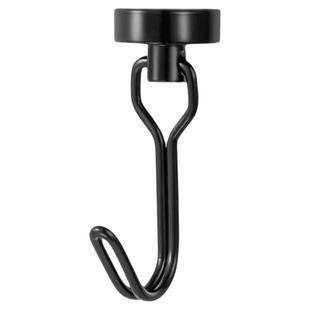 磁吸挂钩强力磁铁圆形冰箱强磁吸铁石旋转磁性挂钩磁力收纳免打孔