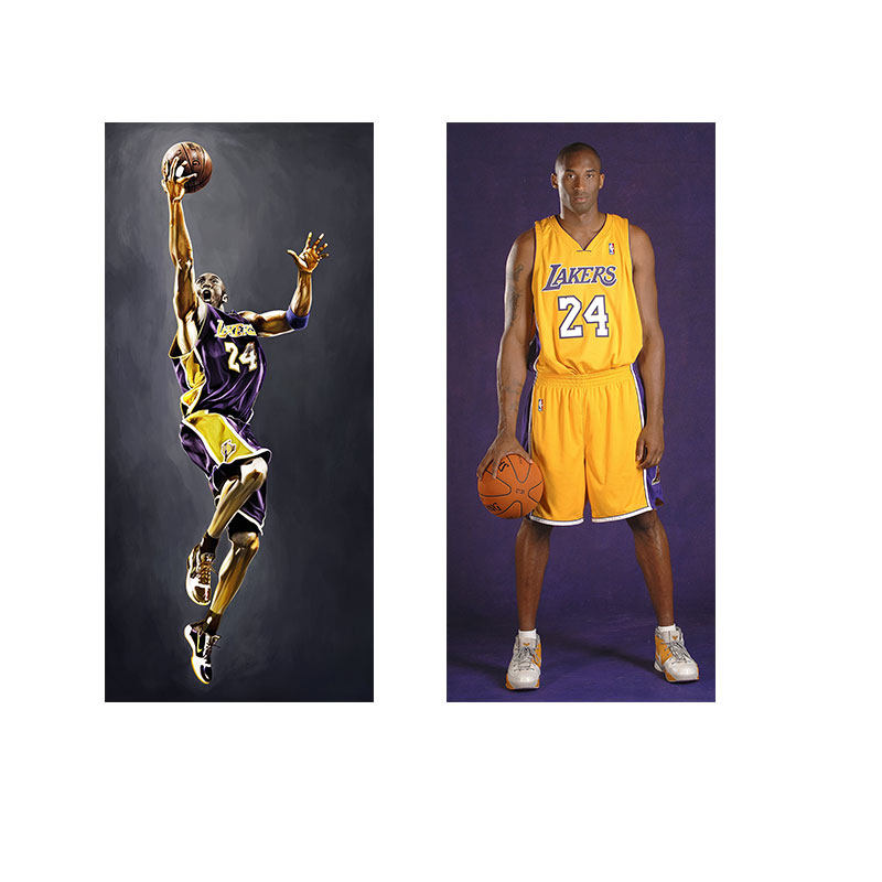 nba乔丹卧室男孩房间蓝球门贴