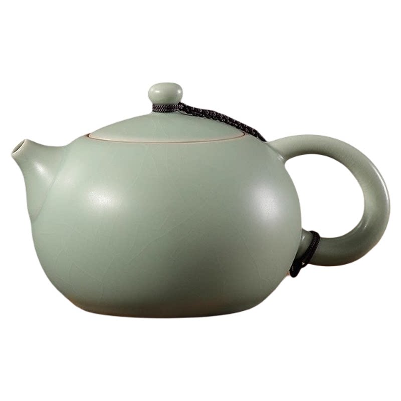 天青汝窑西施壶功夫茶道茶具家用