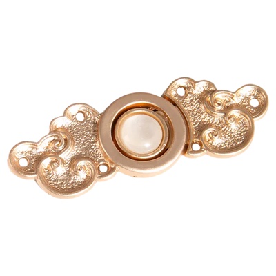 汉服子母扣 明制复古祥云梅花金属对扣 披风云肩旗袍装HF011