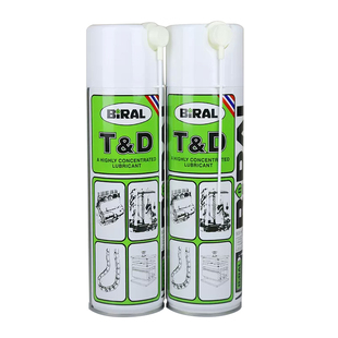 日本挪威贝莱尔BIRAL T&D贴片机指定用油 TD喷雾式润滑油 500ML