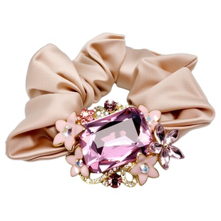 新款高端水晶缎面大肠扎头巨好看发圈2026正流行头饰发绳时尚洋气