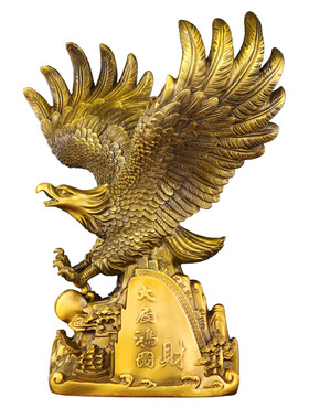 纯铜大展鸿图装饰摆件开业送礼
