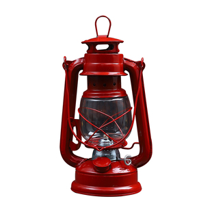 复古灯盏手提老式煤油灯户外露营马灯农村怀旧提灯装饰品摆件道具