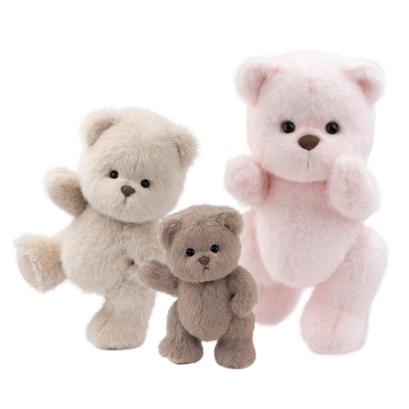 TeddyTales莉娜熊毛绒小熊床上陪伴可爱玩偶娃娃公仔生日礼物