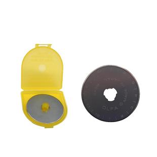 日本OLFA爱利华滚刀刀片裁布皮革皮筋刀轮刀圆刀美工刀刀片