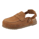 星期六复古勃肯鞋女2026春季新款松弛感包头铆钉内增高休闲懒人鞋