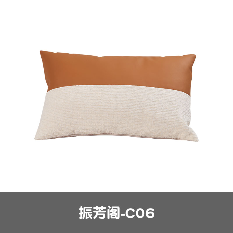 新中式沙发抱枕组合高端家用客厅床头现代北欧靠垫腰枕靠背枕含i.